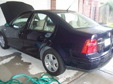 Meredith's JETTA before....