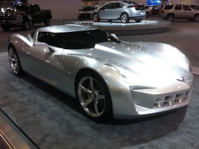 6 Million Dollar Corvette STingray Concept treated to the finest products at the 2011 Houston Auto Show!!