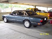  linda's jag deatiled at her garage at work