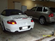  jacki'e cars tucked away for the evening