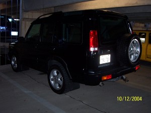 Black SUV after machine polish and Zymol handwax Black SUV after machine polish and Zymol handwax