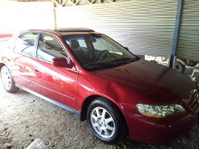 Accord covered with paint overspray