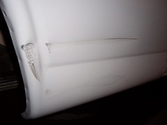  scraped passenger side of van #2