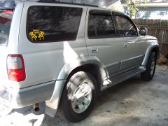 paul's 4runner after an ambush car wash!