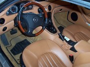  this interior is as plush as it gets...leather everywhere- even the headliner is stitched leather!